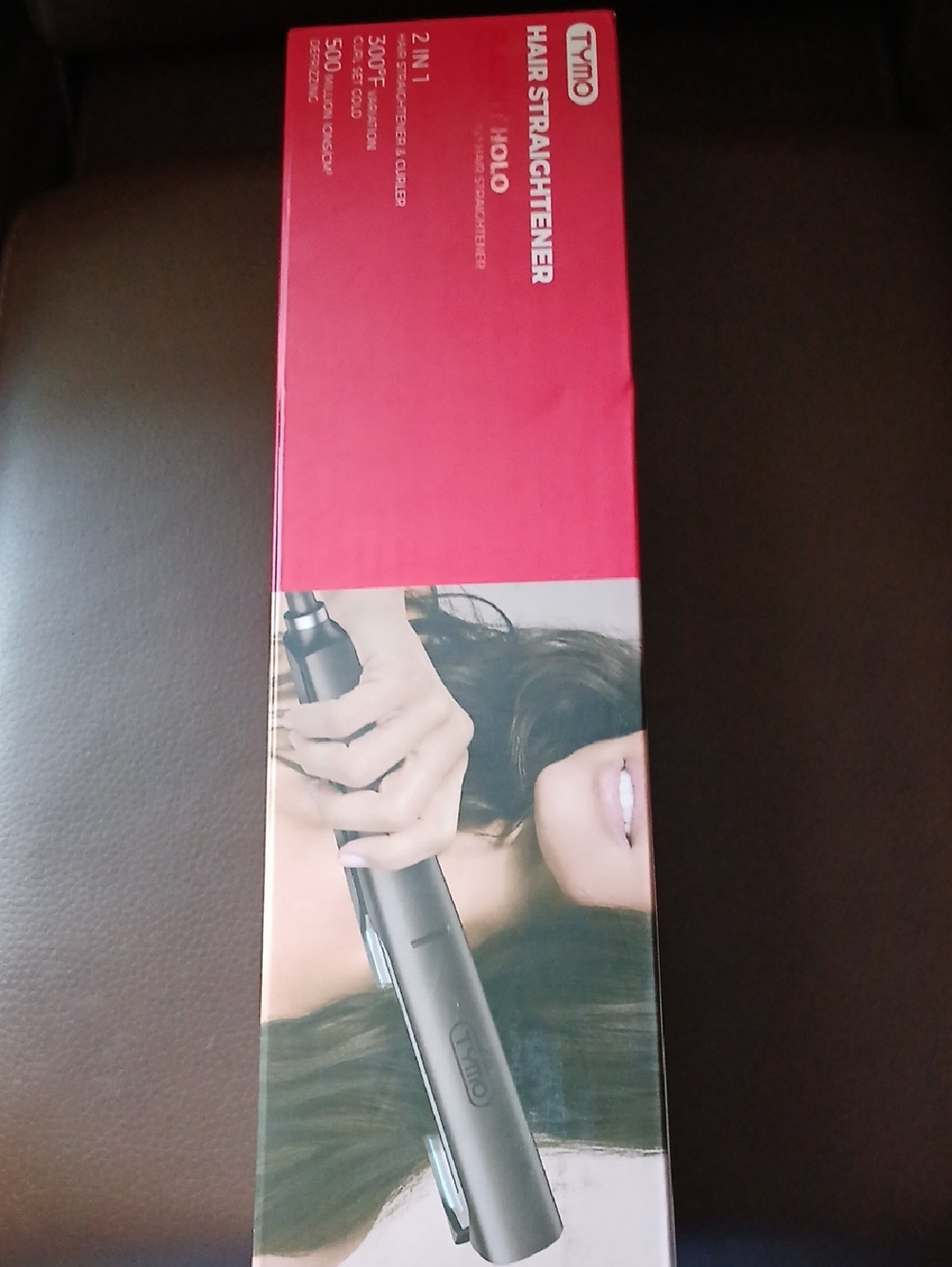 Tymo Hair Straightener 2-in-1 in Pink and Gray.Tymo Flaight Holo.      D